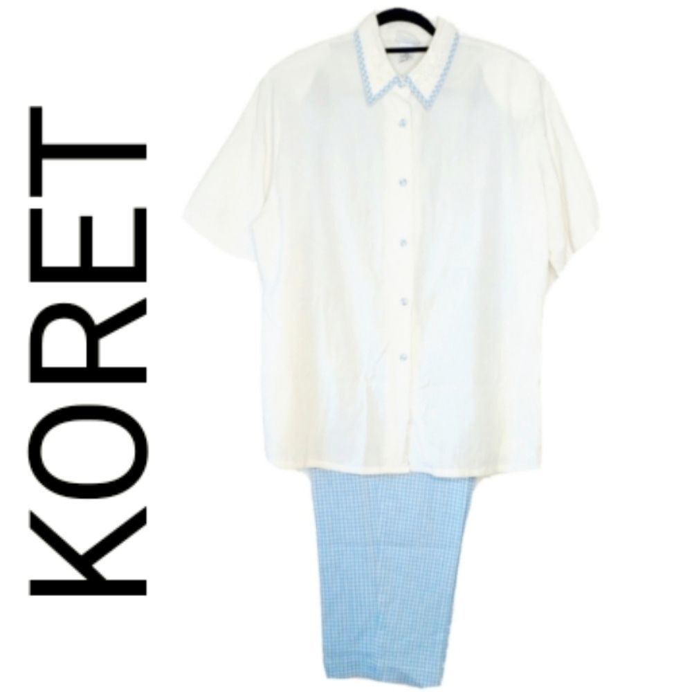 KORET BLOUSE/PANT SET